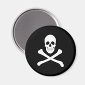 Pirate (Jolly Roger) vlag Magneet (Voorkant / Achterkant)