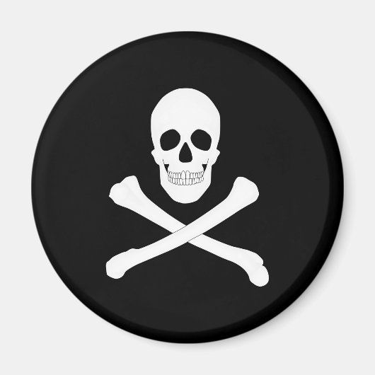 Pirate (Jolly Roger) vlag Magneet (Voorkant)