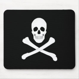 Pirate (Jolly Roger) vlag Muismat