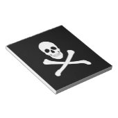 Pirate (Jolly Roger) vlag Notitieblok (Schuin)