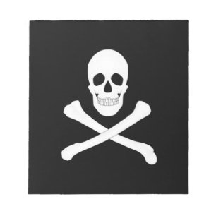 Pirate (Jolly Roger) vlag Notitieblok