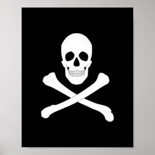 Pirate (Jolly Roger) vlag Poster