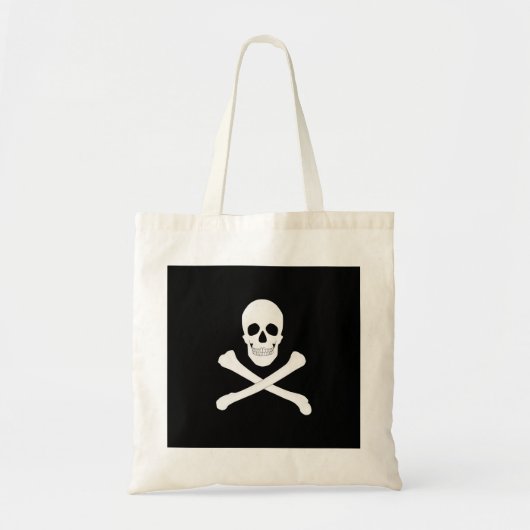 Pirate (Jolly Roger) vlag Tote Bag (Voorkant)