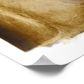 Pirate kaart om eiland te geruststellen poster (Hoek)