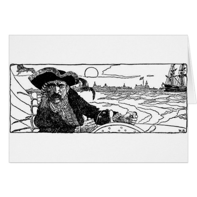 Pirate Kapitein (Voorkant Horizontaal)