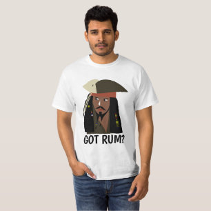 PIRATE KAPITEIN DAD HEEFT HIJ RUM? T-SHIRTS