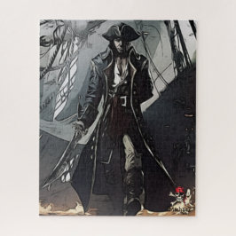 Pirate Kapitein Jigzaag Puzzle Legpuzzel