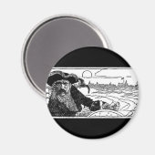 Pirate Kapitein Magneet (Voorkant / Achterkant)