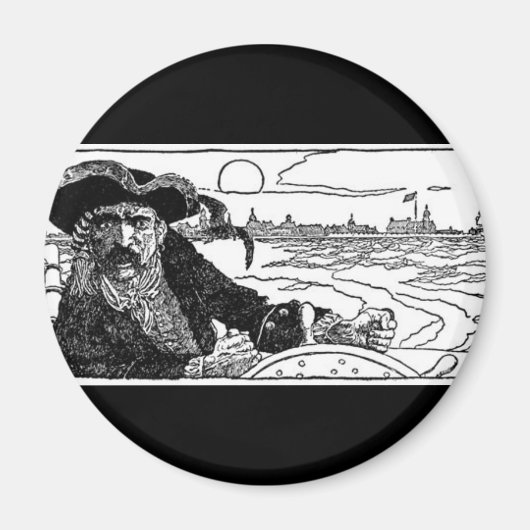 Pirate Kapitein Magneet (Voorkant)