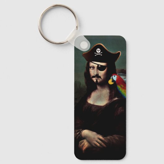 Pirate Kapitein Mona Lisa Sleutelhanger (Voorkant)
