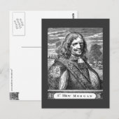Pirate Kapitein Morgan Briefkaart (Voorkant / Achterkant)