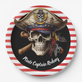 Pirate Kapitein Papieren Bordje