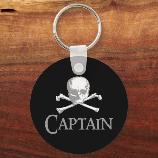 Pirate Kapitein Sleutelhanger (Voorkant)