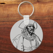 Pirate Kapitein Sleutelhanger (Voorkant)