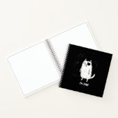 Pirate Kat – Minimale Grappige Katten Kunst Notitieboek (Binnen)