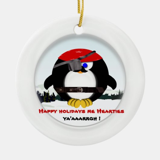 Pirate Keramisch Ornament (Voorkant)