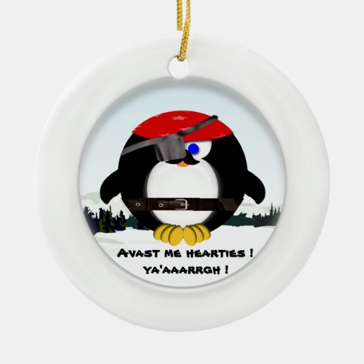 Pirate Keramisch Ornament (Voorkant)