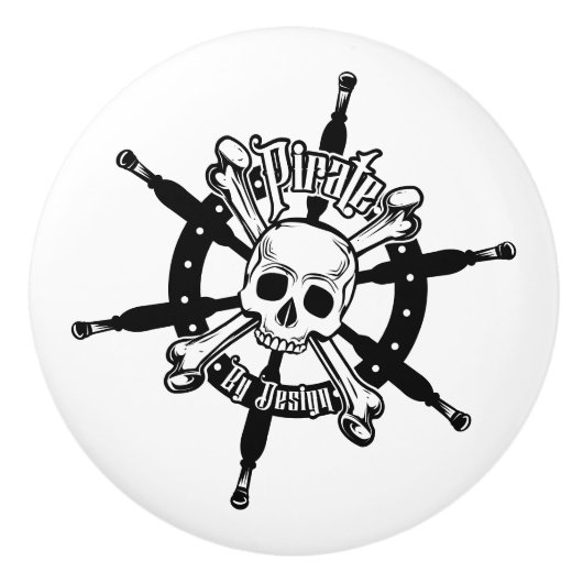 Pirate Keramische Pull Knobs Keramische Knop (Voorkant)