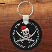 Pirate kerstsleutelketen sleutelhanger (Voorkant)