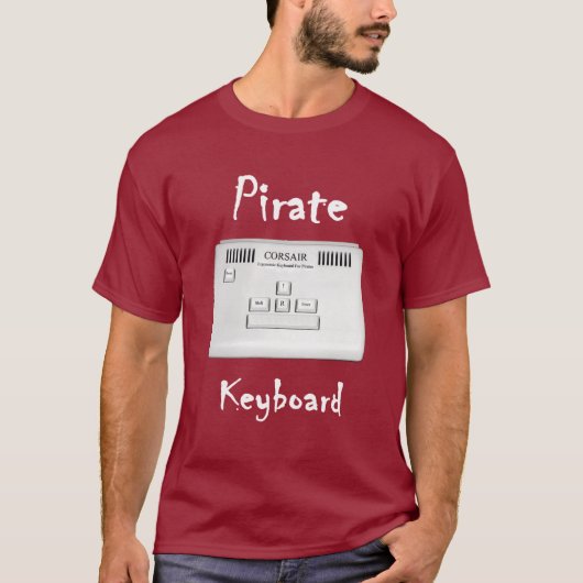 Pirate Keyboard T-shirt (Voorkant)