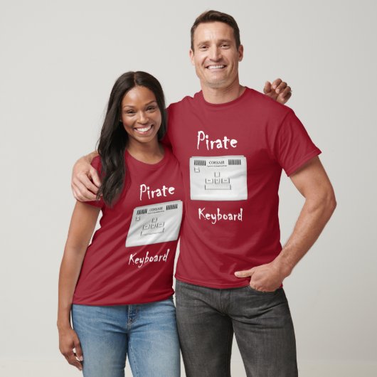 Pirate Keyboard T-shirt (Unisex)