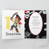 Pirate Kids Verjaardag Kaart (Binnen)