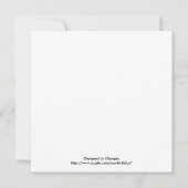 Pirate kids verjaardagsfeestje uitnodiging-Black b Kaart (Achterkant)