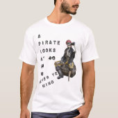 Pirate kijkt naar 40 T-Shirt (Voorkant)