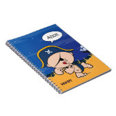 Pirate Kind kunstwerk Notitieboek (Rechterzijde)