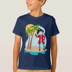 Pirate kind verjaardagsfeestje t-shirt