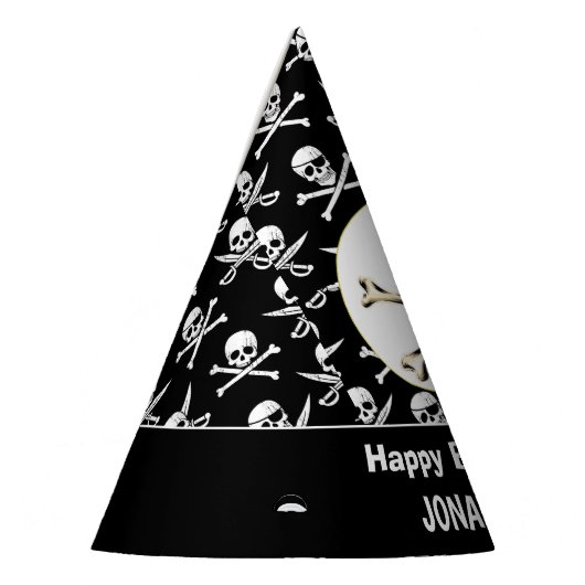 Pirate Kinder Partij thema Feesthoedjes (Links)