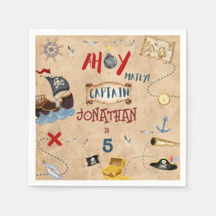 Pirate Kinder piratenpartij Servet