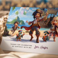 Pirate Kinder Shore Adventure Dank u kaart