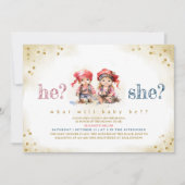 Pirate Kinderen die hij of zij seksueel Baby showe Kaart (Voorkant)