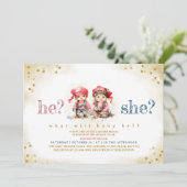 Pirate Kinderen die hij of zij seksueel Baby showe Kaart (Staand voorkant)