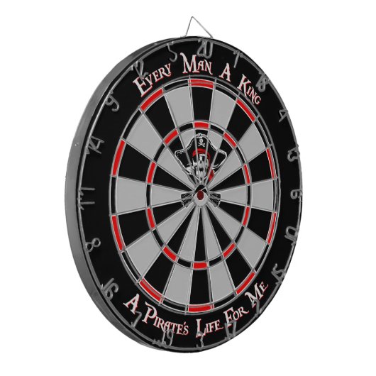 Pirate King Dartboard Dartbord (Voorkant Links)
