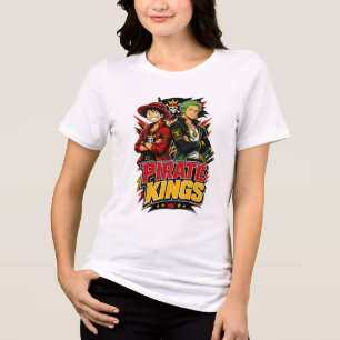 Pirate Kings Anime Action Grafische T-Shirt