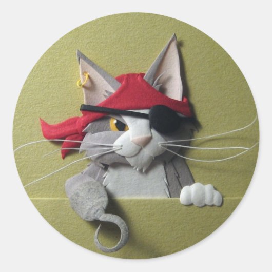 Pirate Kitten #2 Stickers (Voorkant)