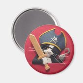 Pirate Kitten Magnet (Voorkant / Achterkant)