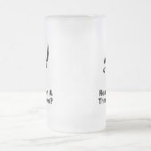 Pirate klaar voor een gooi naar beneden matglas bierpul (Center)