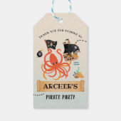 Pirate label, Pirate partij Cadeaulabel (Achterkant)