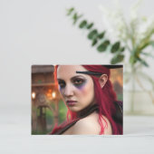 Pirate Lady Briefkaart (Staand voorkant)