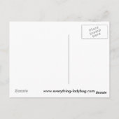 Pirate Ladybugs Briefkaart (Achterkant)