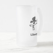 Pirate Liberty Matglas Bierpul (Voorkant rechts)