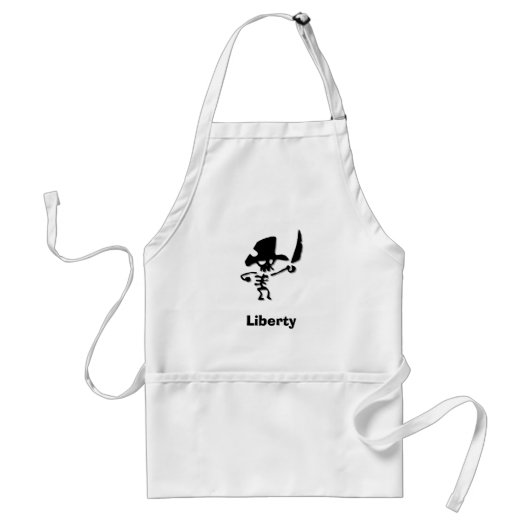 Pirate Liberty Standaard Schort (Voorkant)