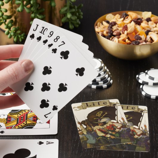  Pirate Life 1921 illustratie Speelkaarten (Insitu)