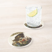 Pirate Life 1921 illustratie Zandsteen Onderzetter (Zijkant)