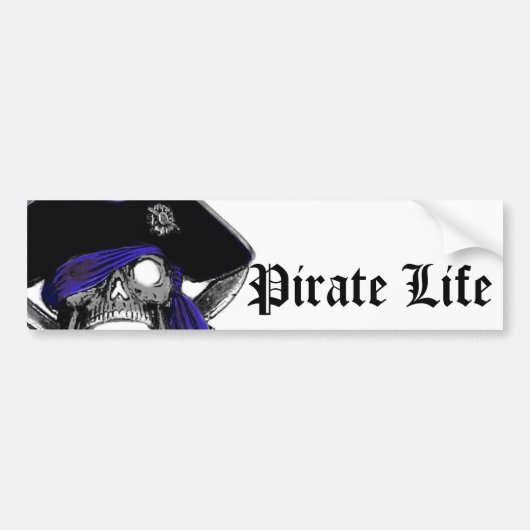 Pirate Life Bumpersticker (Voorkant)