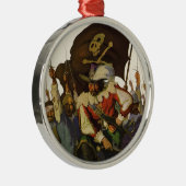  Pirate Life Wyeth illustratie Metalen Ornament (Rechts)