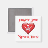 Pirate Love Dies Magneet (Voorkant / Achterkant)